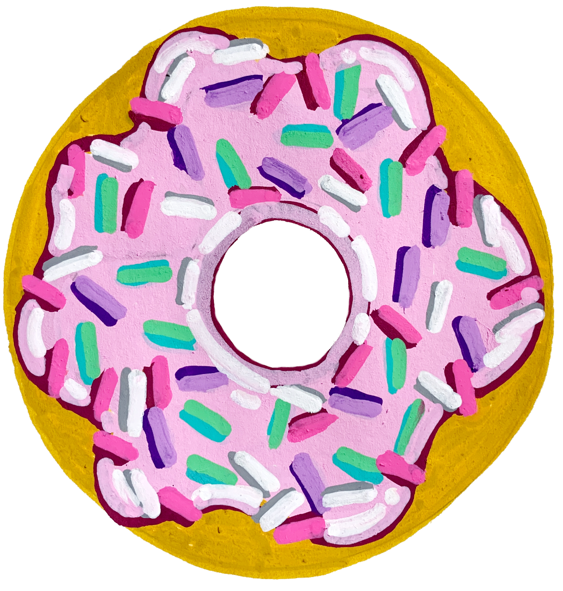 Donut Vinyl Sticker