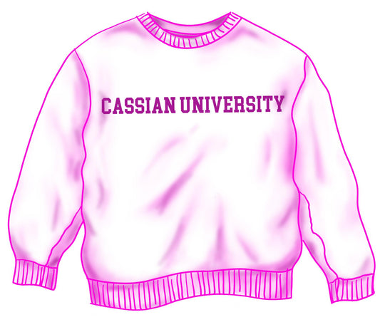 Cassian University Vinyl Sticker